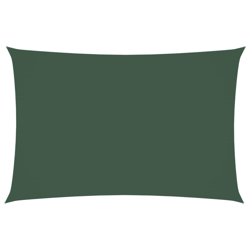 Vidaxl Sunshade Rectangular 2x4 M Oxford Fabric Dark Green