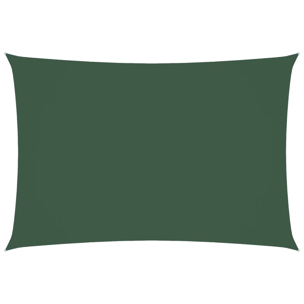 Vidaxl Sunshade Rectangular 3x5 M Oxford Fabric Dark green