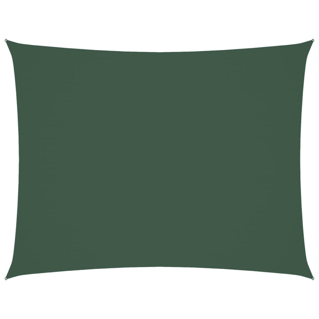 Vidaxl Sunshade Rectangular 3.5x4.5 m Oxford fabric dark green