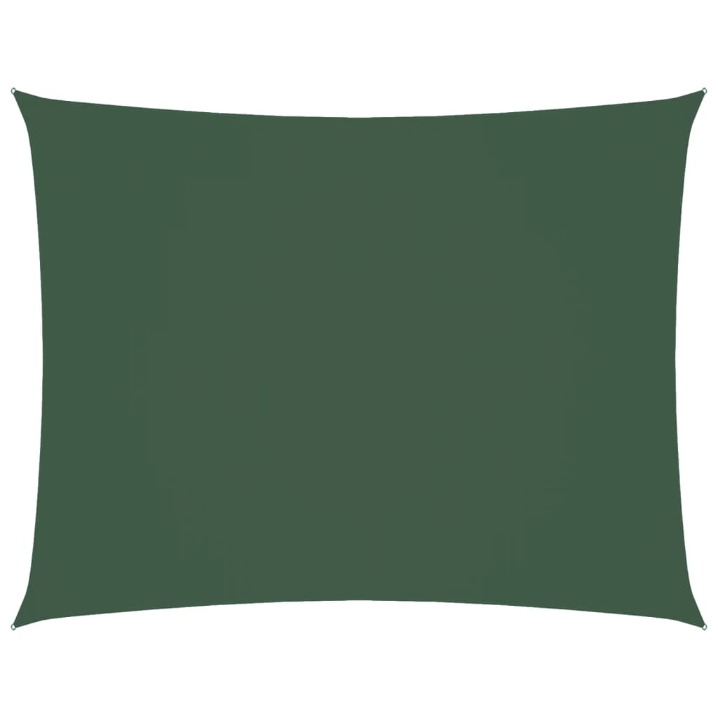 Vidaxl Sunshade prostokątny 3,5x5 M Oxford Fabric Dark Green