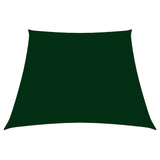 Vidaxl Zonnezeil Trapezium 2 4x3 M tessuto oxford verde scuro