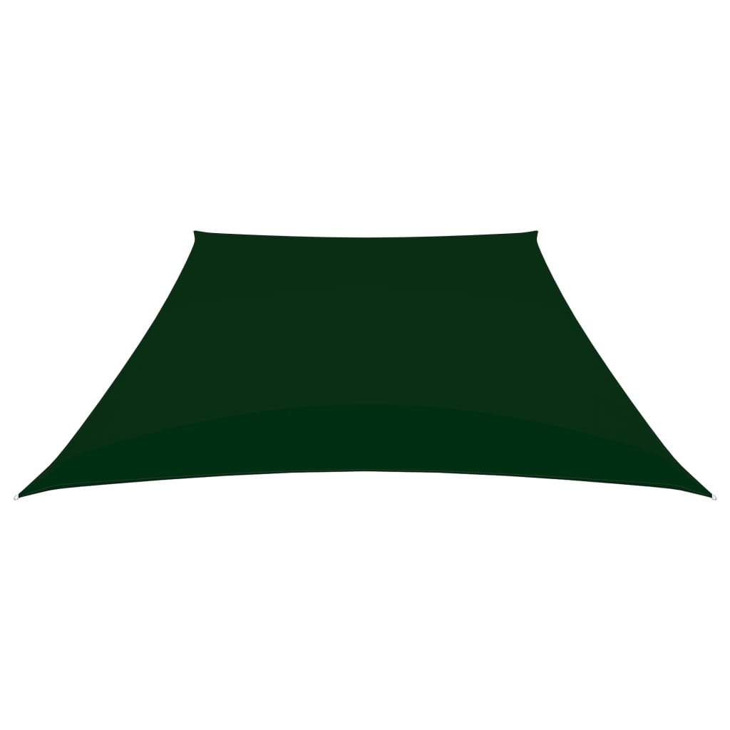 Vidaxl Zonnezeil Trapezium 2 4x3 M tessuto oxford verde scuro