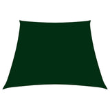 Vidaxl Zonnezeil Trapezium 3 5x4 M tessuto oxford verde scuro