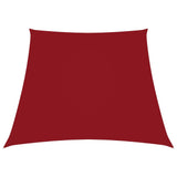 Vidaxl Zonnezeil Trapezium 2 4x3 M tessuto rosso rosso