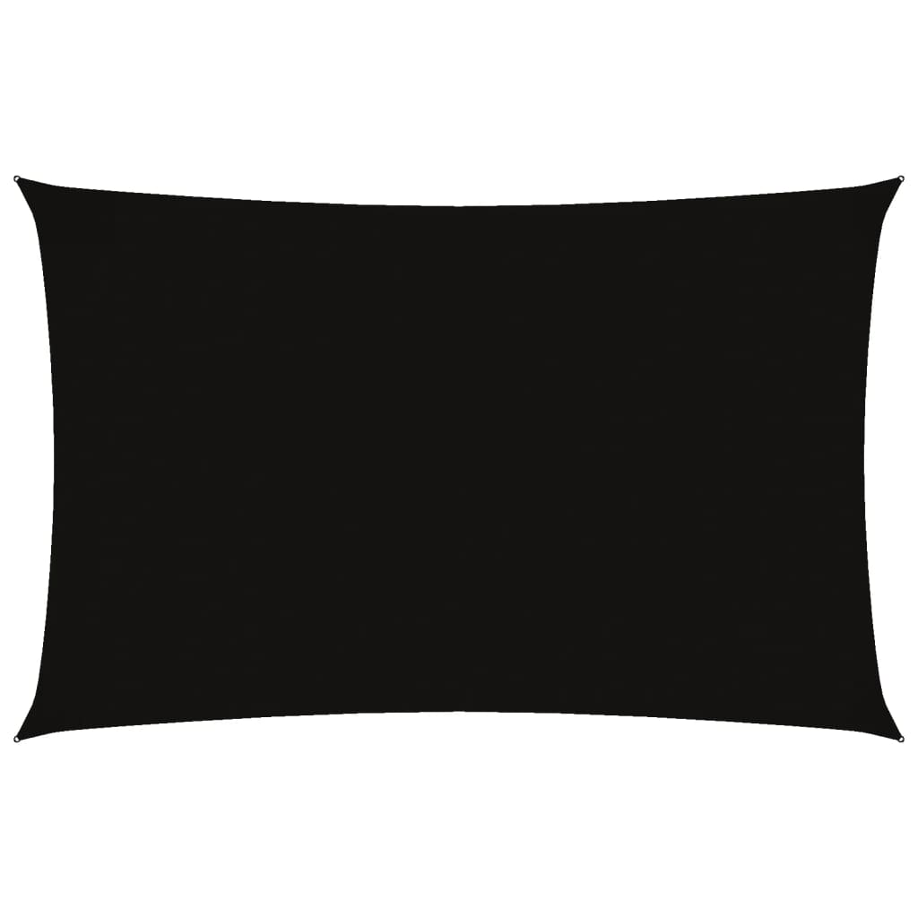 Vidaxl Sunshade Rectangular 2,5x5 M Oxford Fabric Black