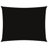 Vidaxl Sunshade Rectangular 5x6 M Oxford Fabric Black