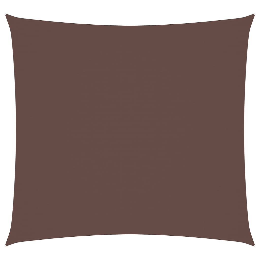 Vidaxl Sunshade Square 7x7 M Oxford Fabric Brown