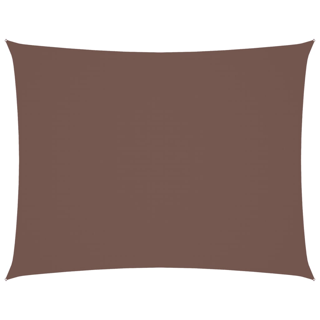 Vidaxl Sunshade Rectangular 2x3 M Oxford Fabric Brown