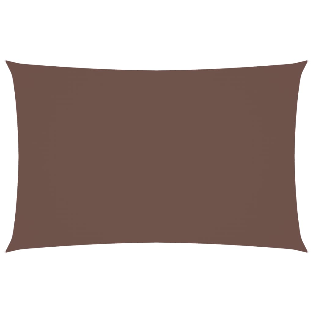 Vidaxl Sunshade Rectangular 2.5x5 M Oxford Fabric Brown