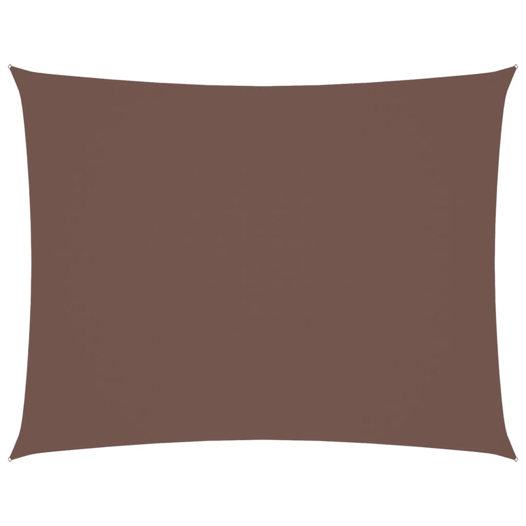 Vidaxl Sunshade Rectangular 3.5x5 M Oxford fabric brown