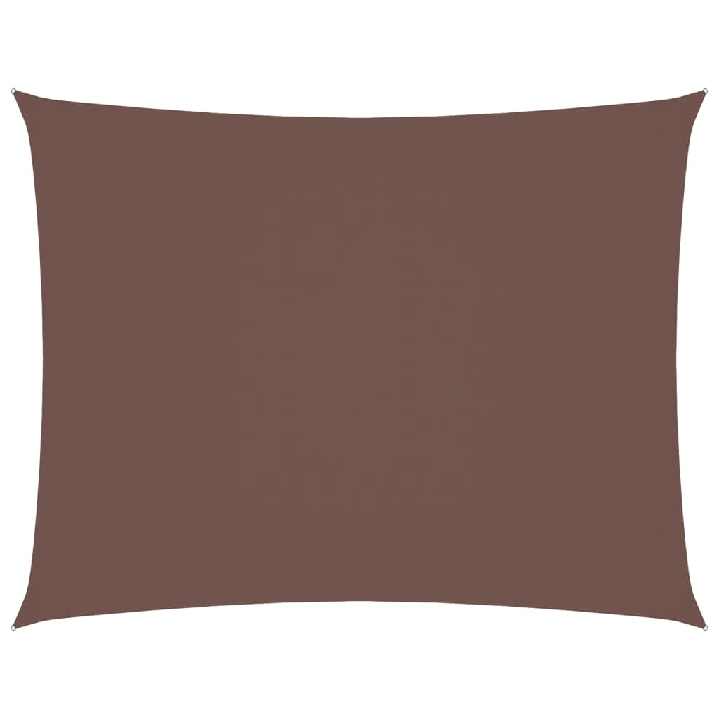 Vidaxl Sunshade Rectangular 6x8 M Oxford Fabric Brown