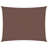 Vidaxl Sunshade Rectangular 6x8 M Oxford Fabric Brown