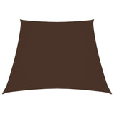 Vidaxl Zonnezeil Trapezium 3 5x4 M Oxford tissu marron