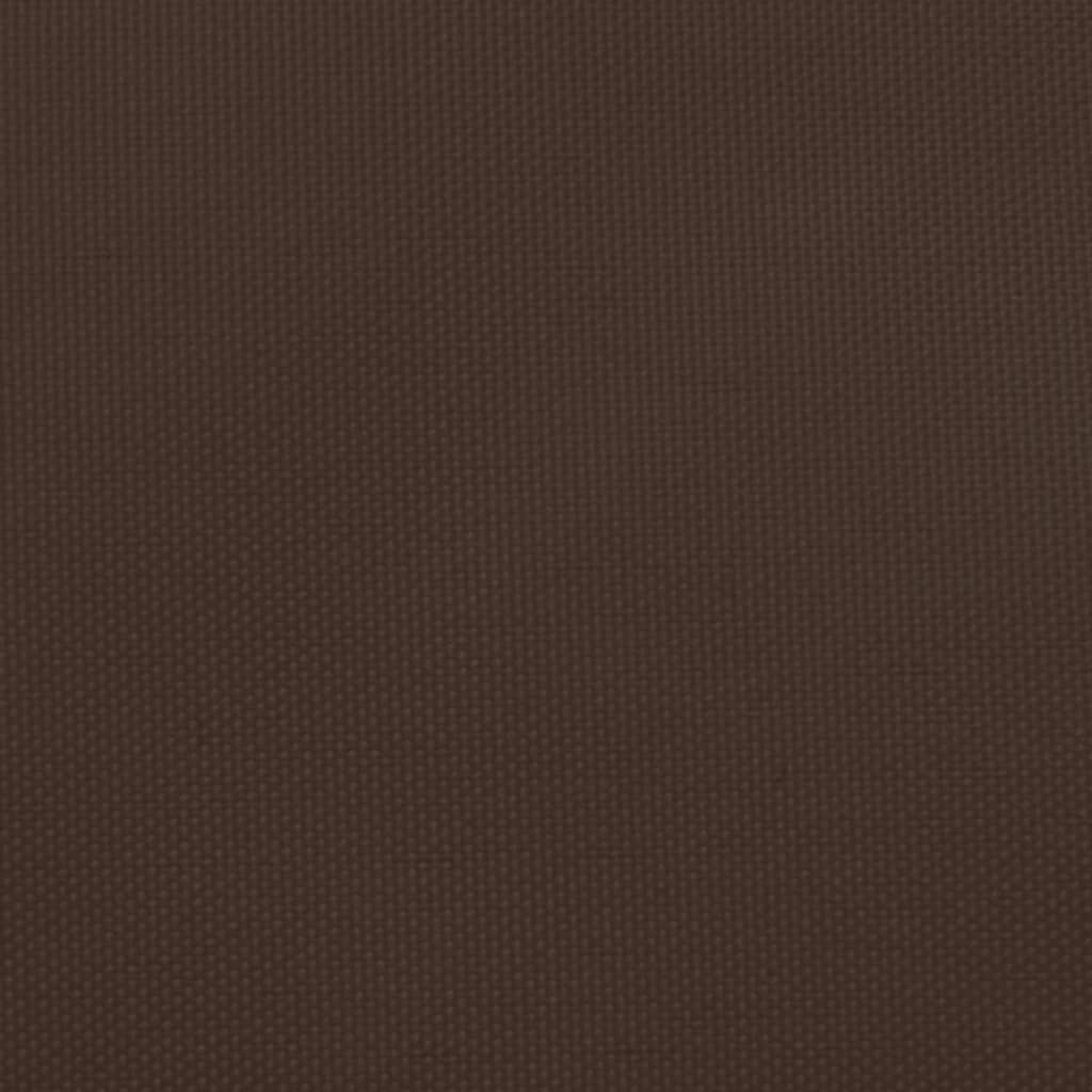 Vidaxl Zonnezeil Trapezium 3 5x4 M Oxford tissu marron