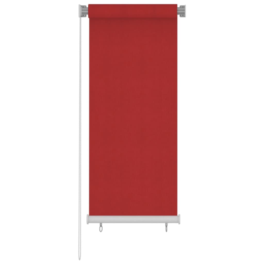 Vidaxl Roller Blind per l'esterno 60x140 cm HDPE rosso