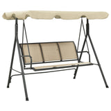 Vidaxl Swing Bench con antracite da tenda e sabbia