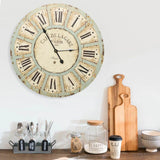 VidaXL wall clock 60 cm MDF Multicolor