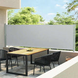 Vidaxl Garden Screen estendibile 140x600 cm grigio