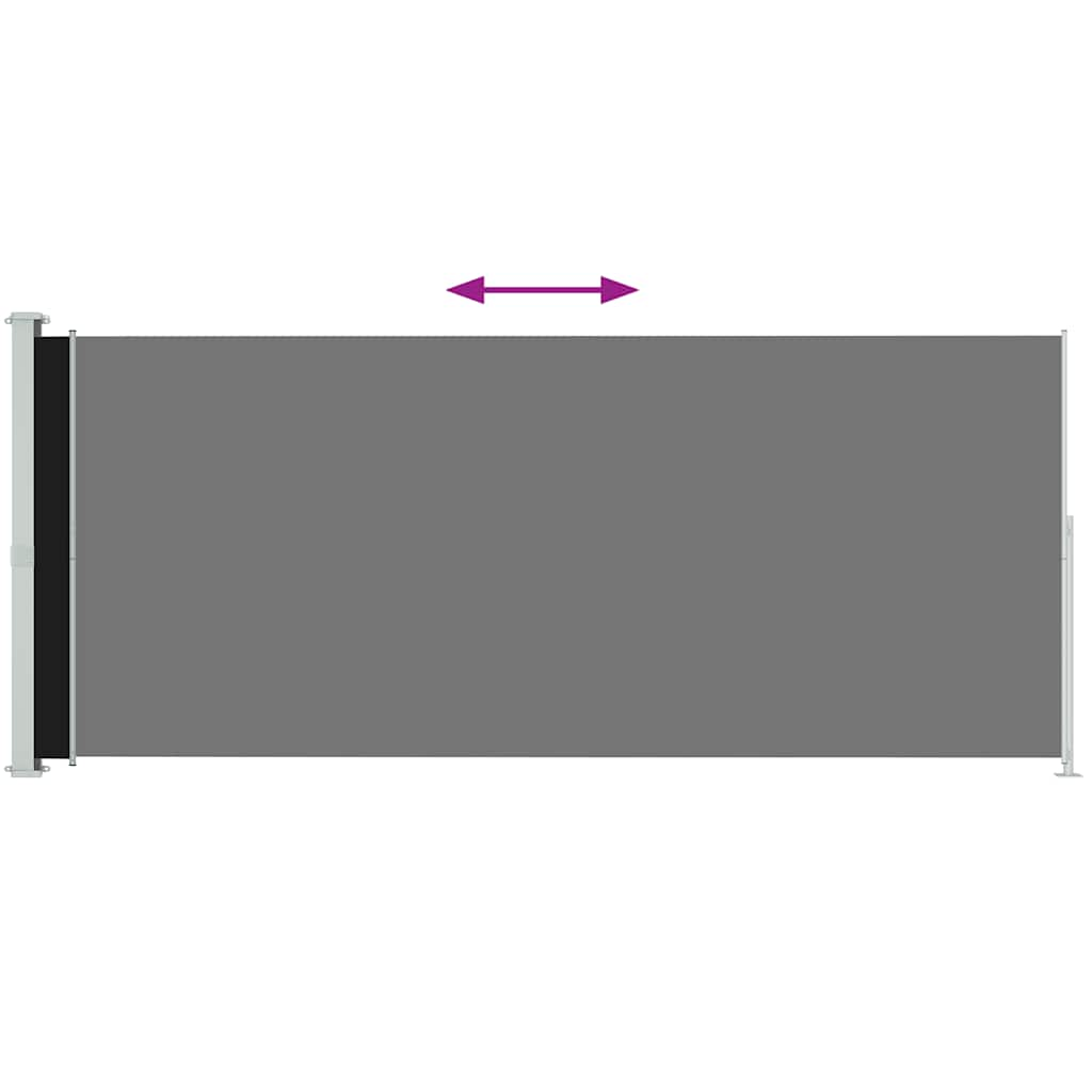 Vidaxl Garden Screen estendibile 180x500 cm nero