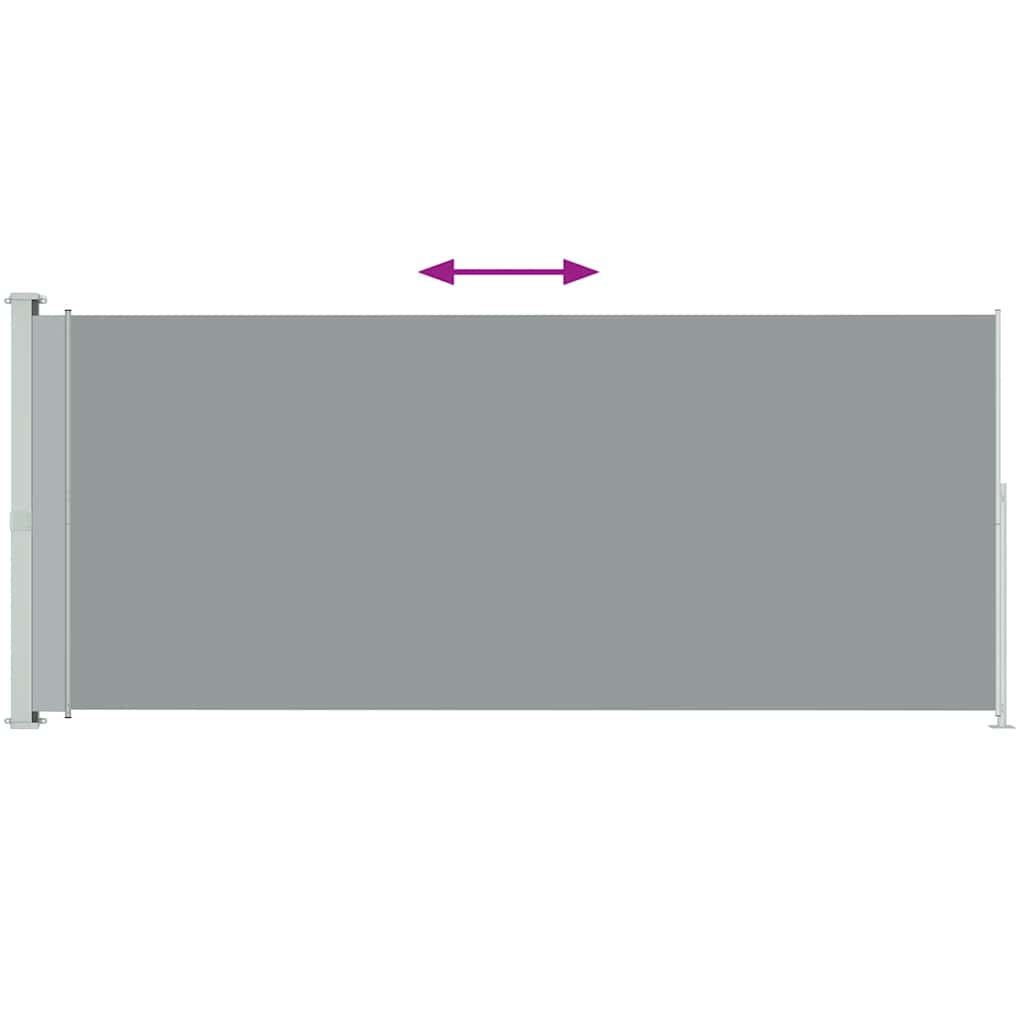 Vidaxl Garden Screen estendibile 180x500 cm grigio