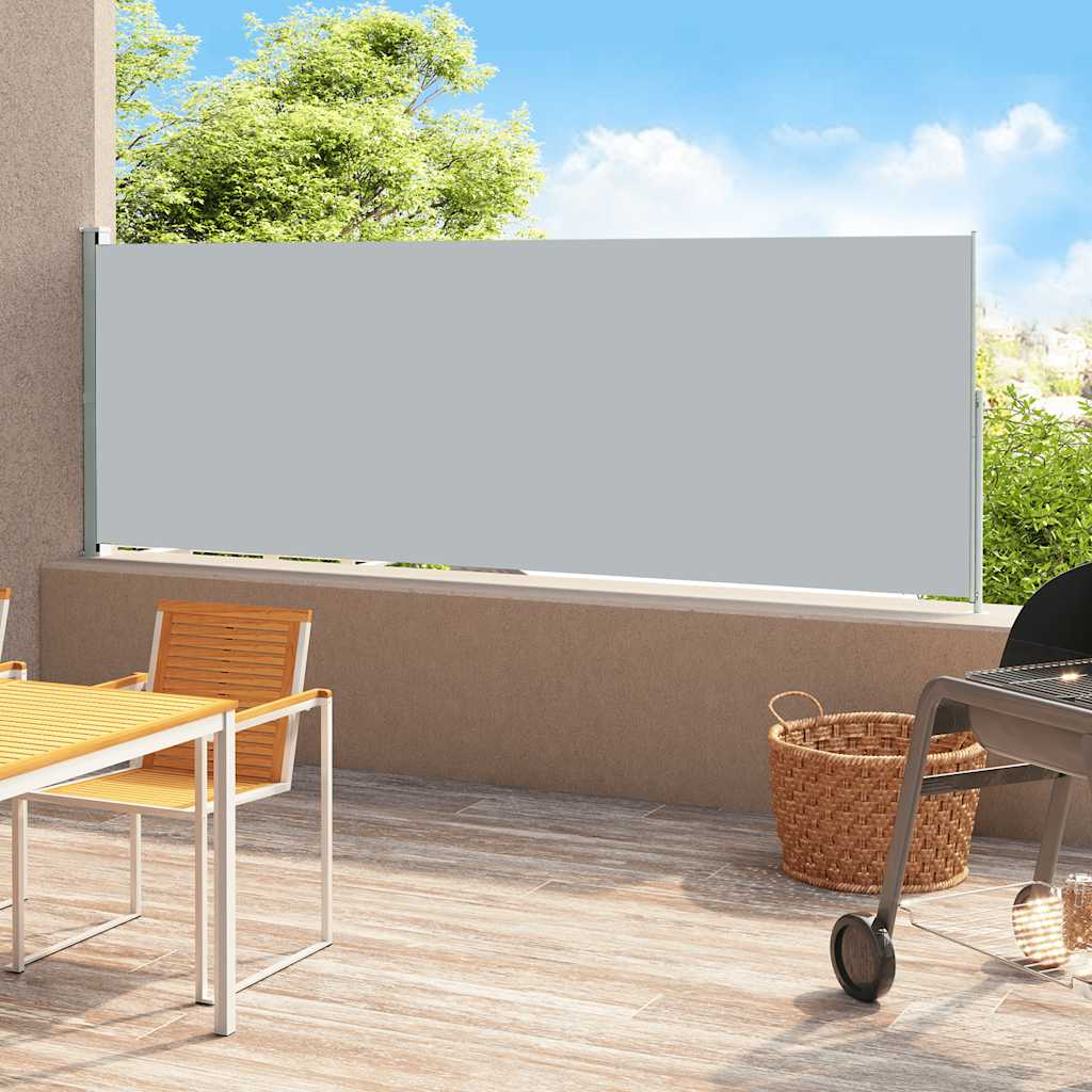 Vidaxl Garden Screen estendibile 180x500 cm grigio