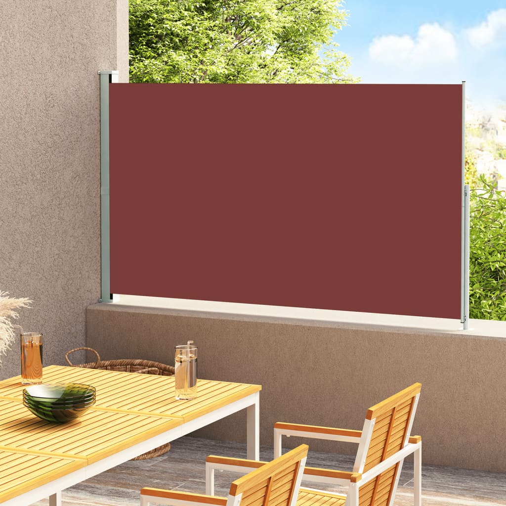 Vidaxl Garden Screen Extendable 200x300 cm brun