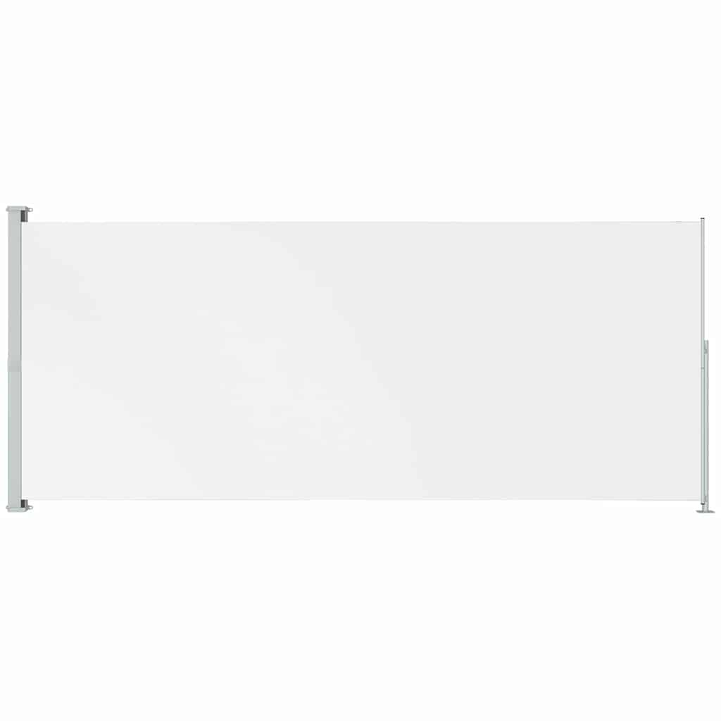 Schermo del giardino Vidaxl estendibile 200x500 cm crema