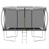 Vidaxl Trampoline agestallt gëtt rechteckeg 150 kg 335x244x90 cm