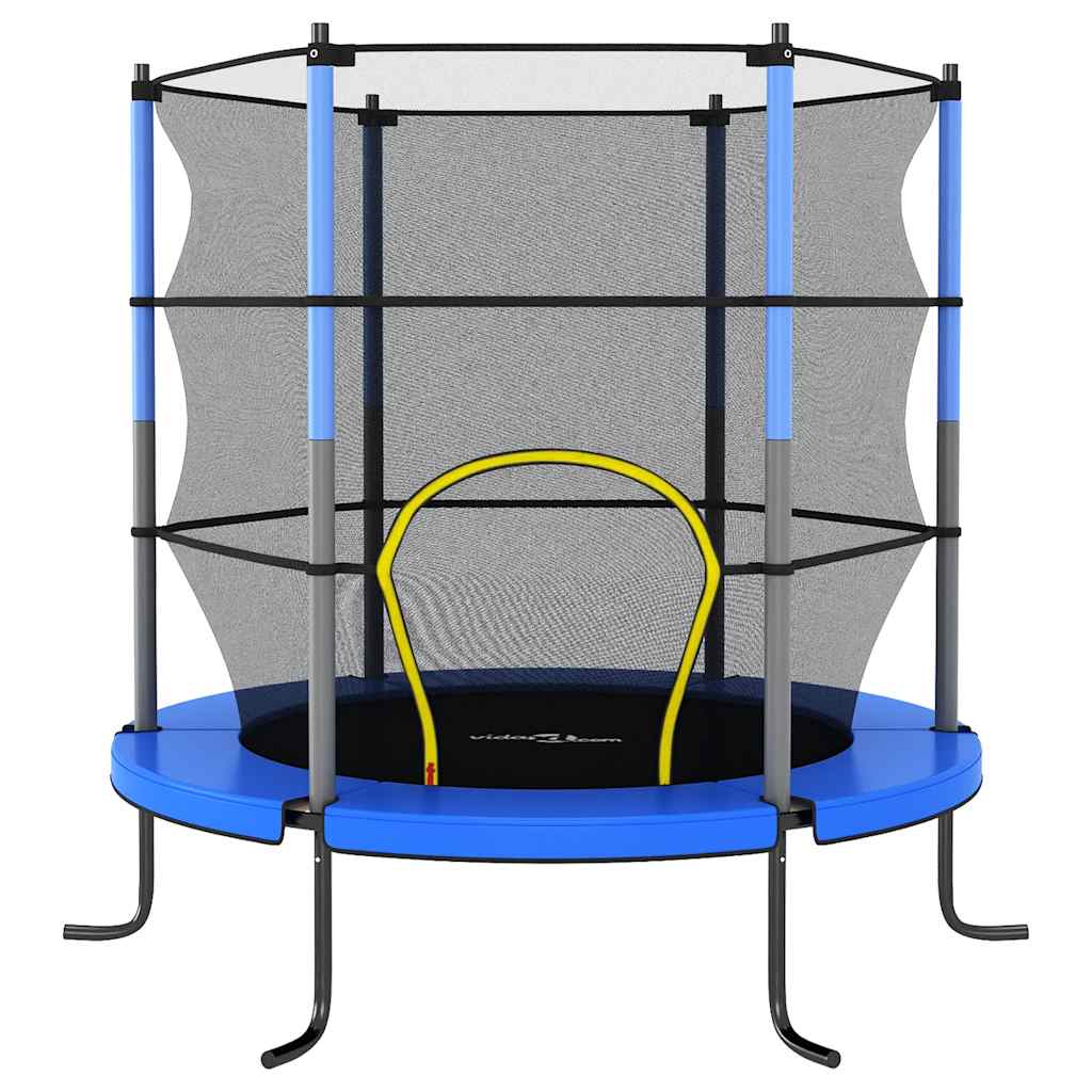 Vidaxl Trampoline avec filet de sécurité autour de 140x160 cm bleu