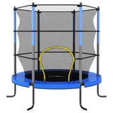 Vidaxl Trampoline avec filet de sécurité autour de 140x160 cm bleu