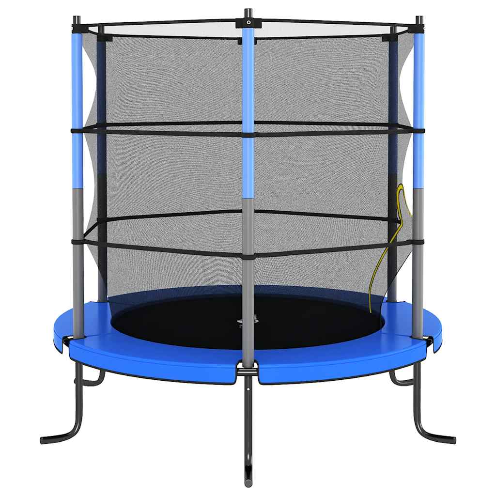 Vidaxl Trampoline avec filet de sécurité autour de 140x160 cm bleu