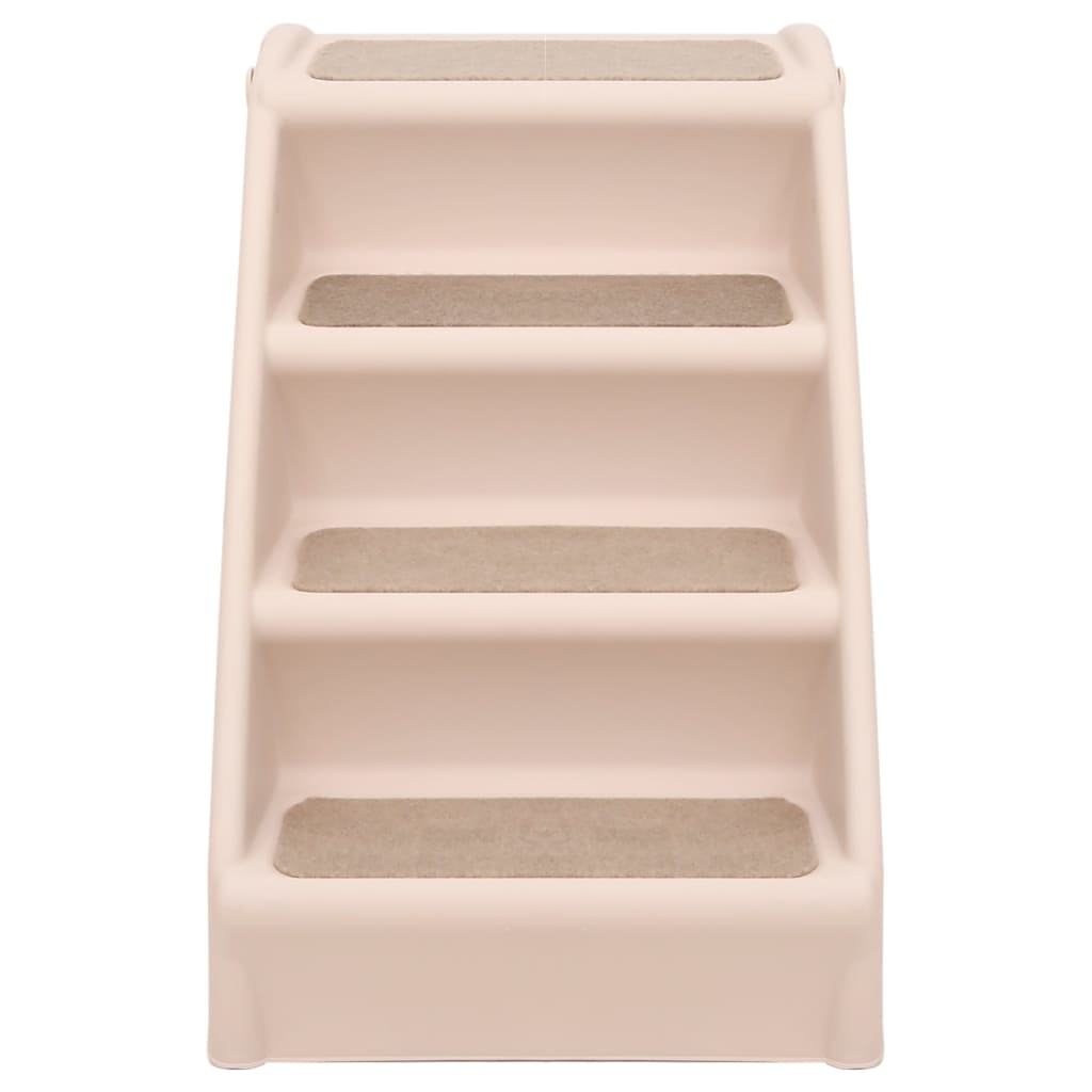 Vidaxl Dog Staircase pliable 62x40x49.5 cm crème