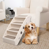 Vidaxl Dog Trappe Foldbar 62x40x49,5 cm creme