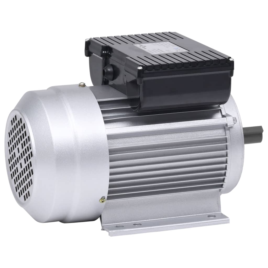 VidaXL Elektromotor 1 fase 1,5 kW 2 kp 2-polig 2800 rpm aluminium