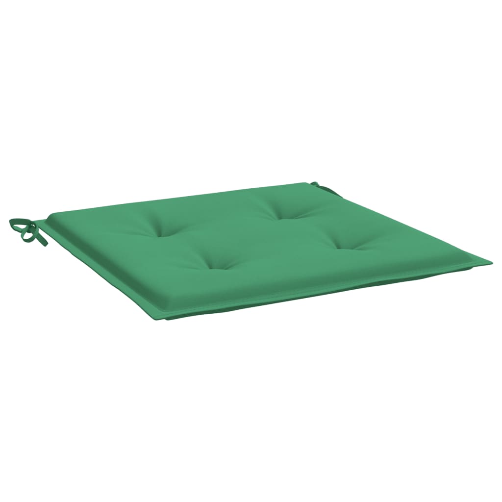 VidaXL Tuinstoelkussens 6 st 40x40x3 cm oxford stof groen