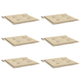 Vidaxl Garden Frea Poduszki 6 St 50x50x3 Cm Oxford Fabric Beige