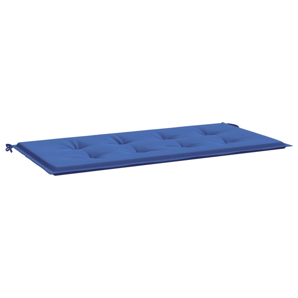 Vidaxl Garden Bench Cushion 100x50x3 cm tessuto oxford blu reale