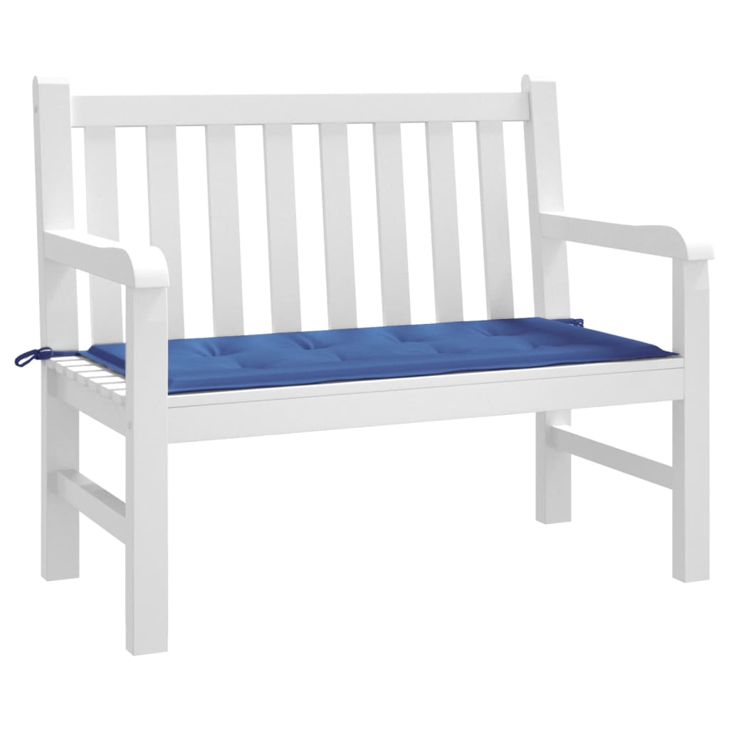 Vidaxl Garden Bench Cushion 100x50x3 cm tessuto oxford blu reale