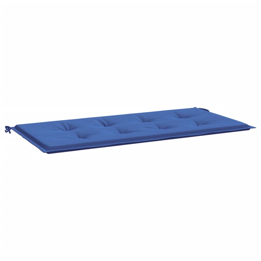 Vidaxl Garden Bench Pushion 120x50x3 cm Oxford Stof Royal Blue