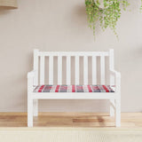 Vidaxl Garden Bench polštář 120x50x3 cm Oxford Fabric Diamond vzorec červená