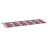 Vidaxl Garden Bench Cushion 150x50x3 cm Tessuto di tessuto Oxford Red