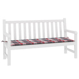 Vidaxl Garden Bench Cushion 150x50x3 cm Tessuto di tessuto Oxford Red