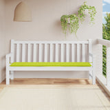 Vidaxl Garden Banch Cushion 200x50x3 cm tessuto oxford chiaro verde