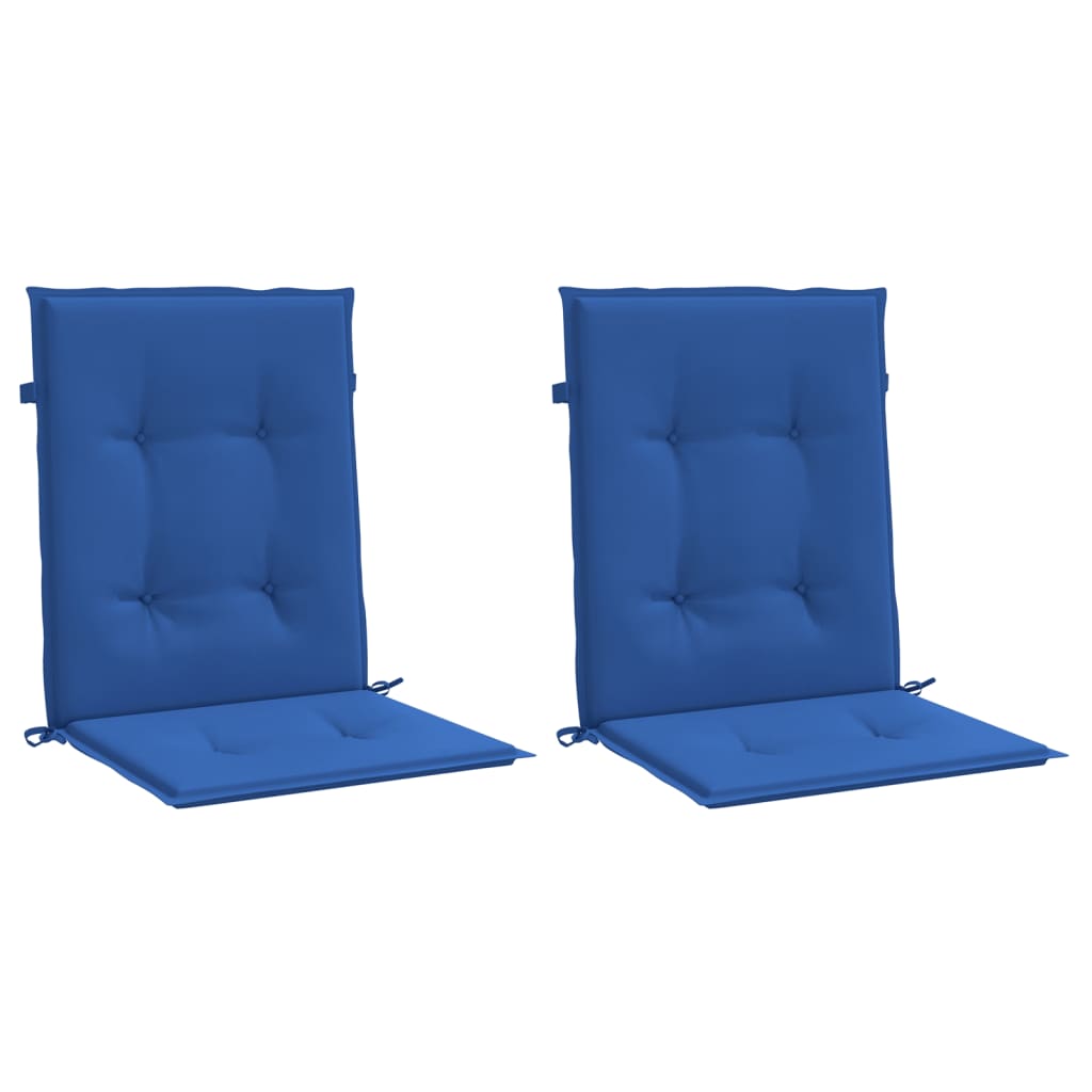 Vidaxl Garden Stol Puder 2 PCS 100x50x3 cm Oxford Fabric Royal Blue