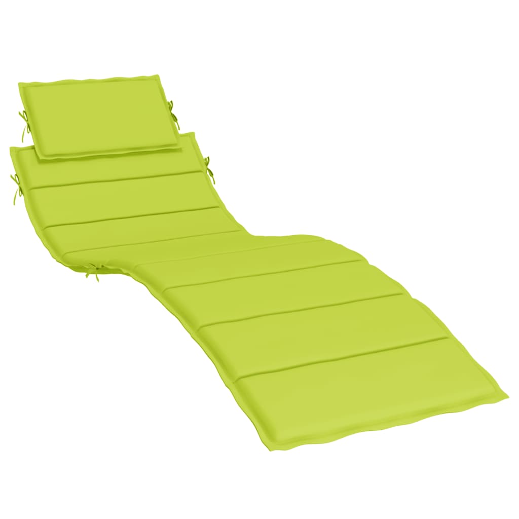 Vidaxl Lagger Cushion 186x58x3 cm tessuto oxford verde chiaro