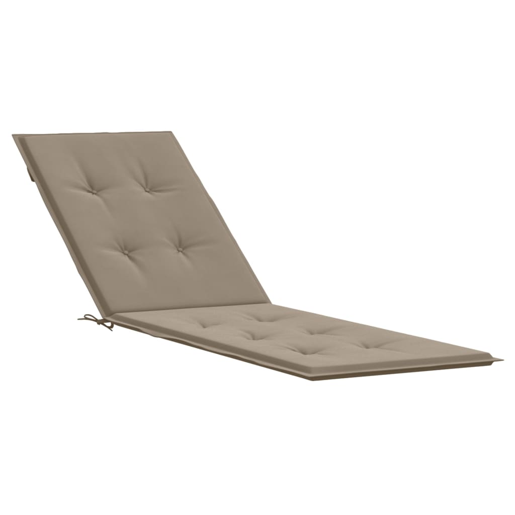 Vidaxl Patio Stol Pushion (75+105) X50x4 cm taupe