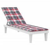 Vidaxl Patio Sedia Cushion Finestra (75+105) X50x4 cm rosso