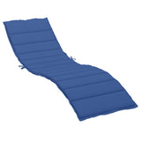 Vidaxl Lounger Cushion 200x50x3 cm Oxford Stof Royal Blue