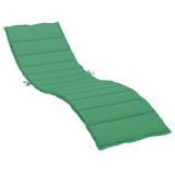 Vidaxl Lagger Cushion 200x60x3 cm tessuto oxford verde