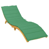 Vidaxl Lagger Cushion 200x60x3 cm tessuto oxford verde